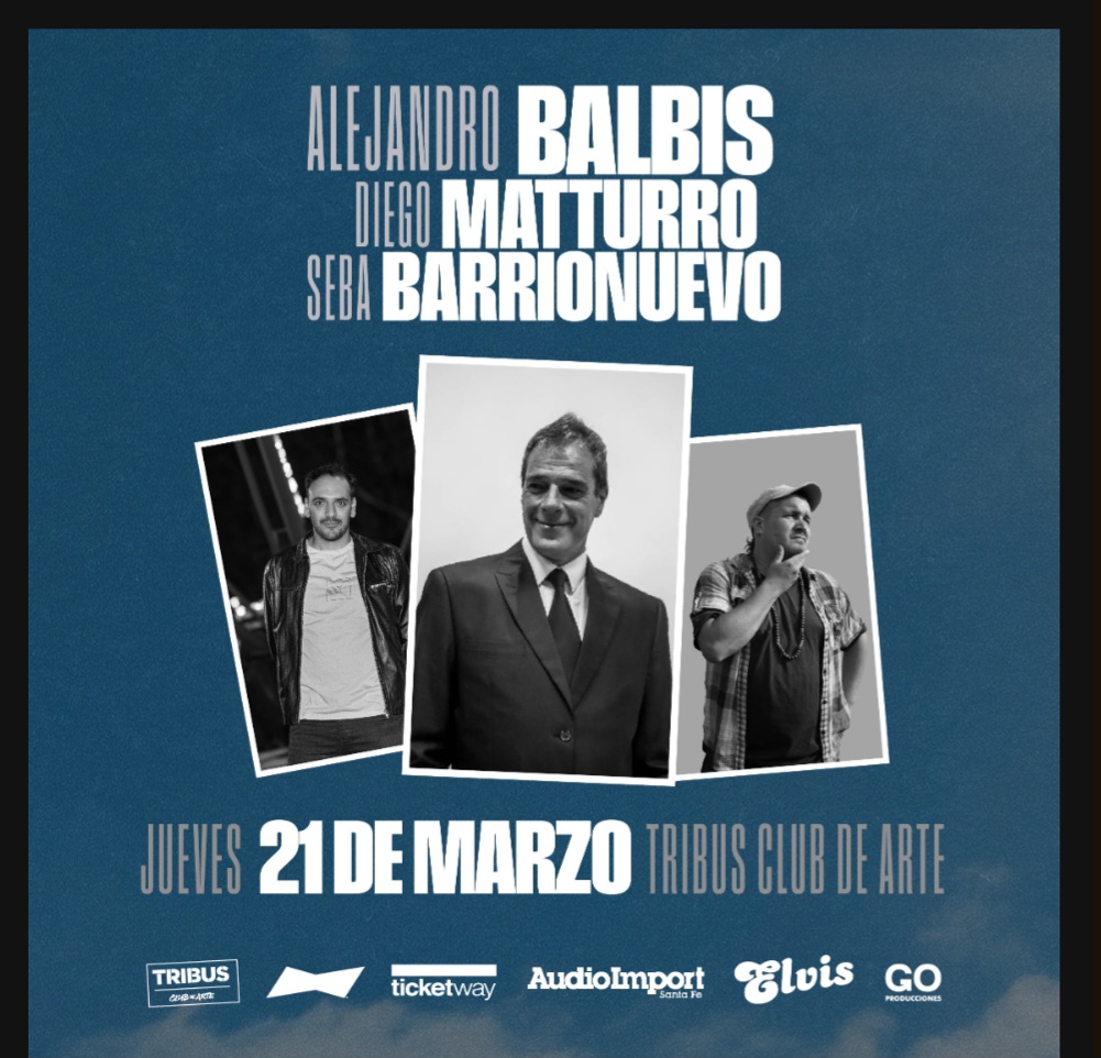 El cantautor montevidiano Alejandro Balbis regresa a Santa Fe 
