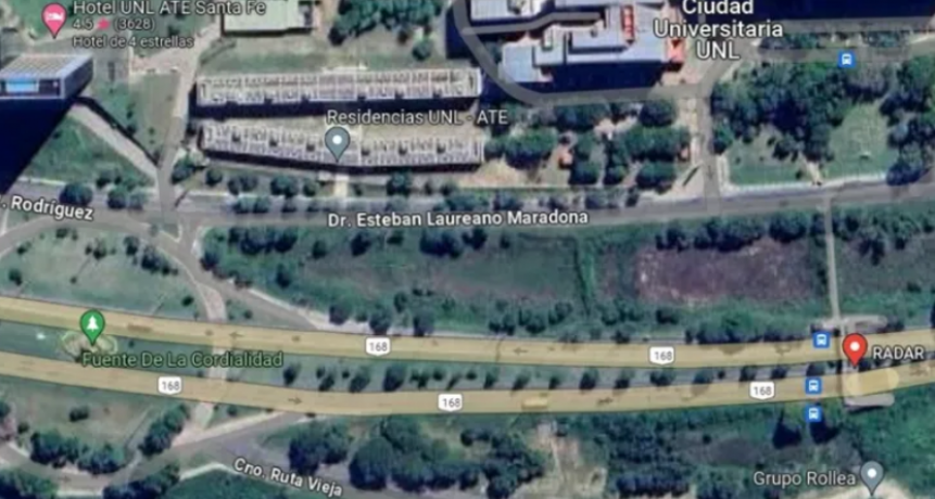 Cortes en el tránsito en la colectora de la ruta 168