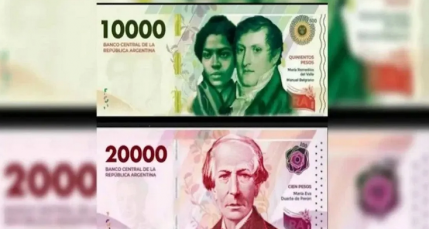 Cu&aacute;ndo entran en circulaci&oacute;n los nuevos billetes de $10.000 y $20.000