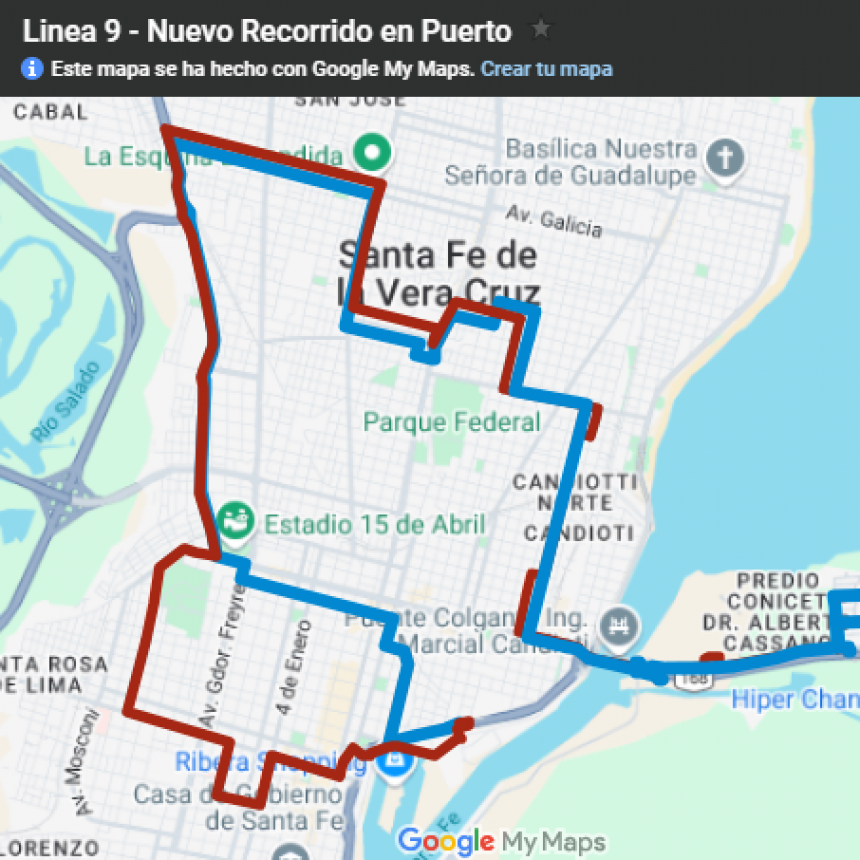 La l&iacute;nea 9 ingresar&aacute; al puerto de Santa Fe