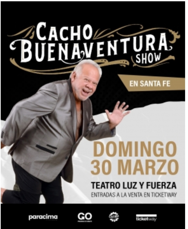 Cacho Buenaventura llega a Santa Fe con su show de relatos, cuentos y canciones