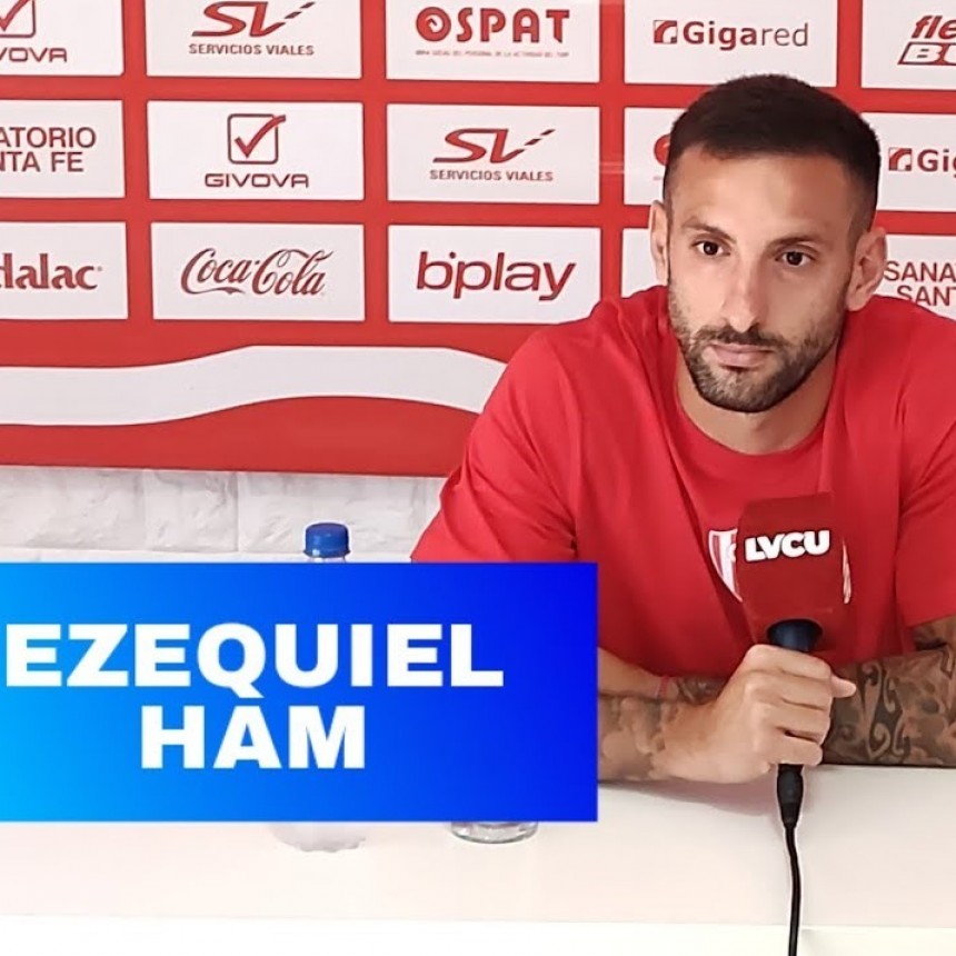 Uni&oacute;n: Ezequiel Ham se pierde el partido vs. Aldosivi