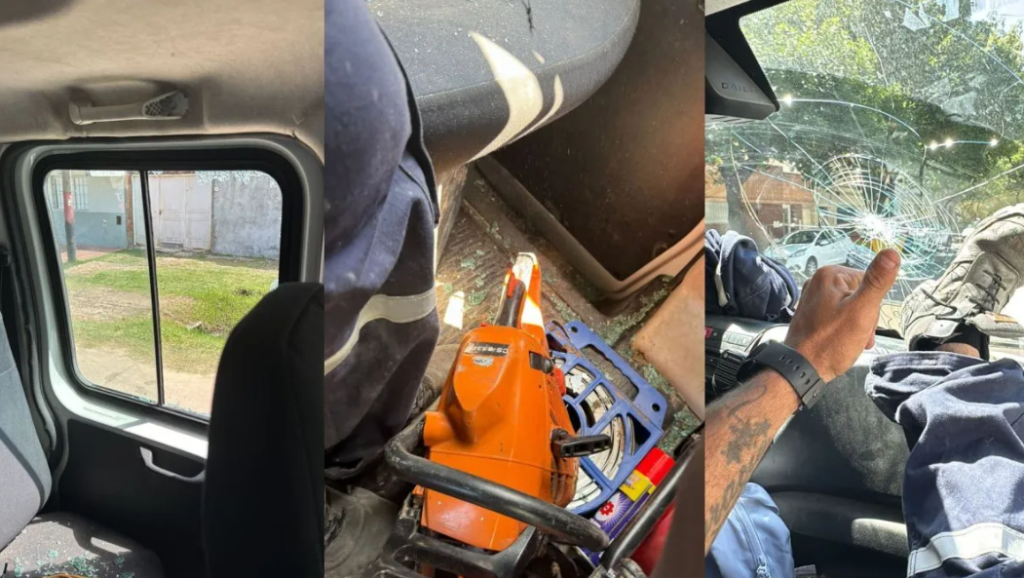 Atacaron a piedrazos a una cuadrilla de la EPE en barrio Villa del Parque