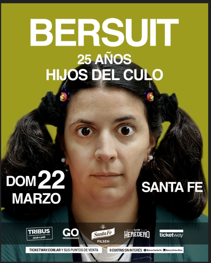 Bersuit vuelve a Santa Fe festejando los 25 años de "Hijos del C*lo"
