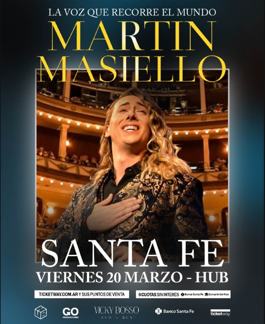 Martín Masiello se presentará en Santa Fe con un recorrido por la historia de la música y sus emociones