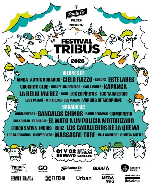 El Festival de Tribus revela grilla día por dia y suma experiencias exclusivas