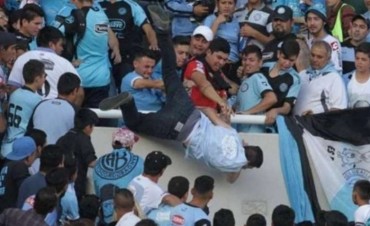 Muri&oacute; Emanuel Balbo, el hincha de Belgrano que fue arrojado desde la tribuna