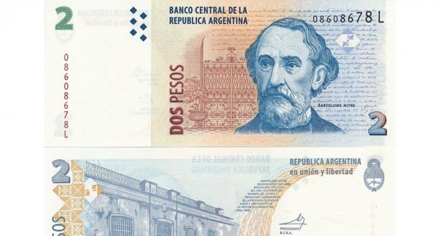 Hay m&aacute;s tiempo para canjear los billetes de 2 pesos por monedas
