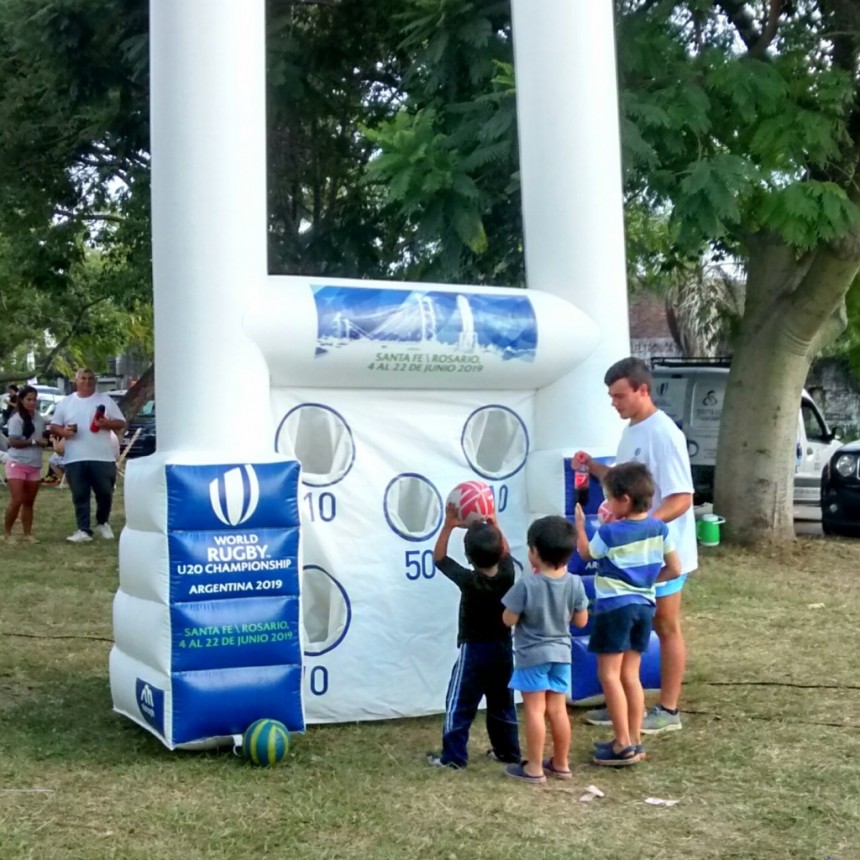 El Parque Federal fue escenario de la previa del Mundial U20 de Rugby 