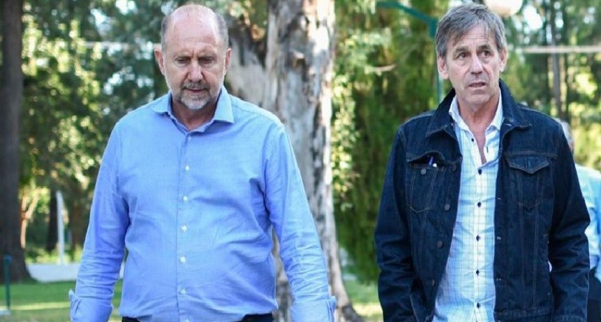 Jat&oacute;n y Perotti recorrieron uno de los lugares que alojar&aacute; a personas con coronavirus que no puedan aislarse en sus domicilios