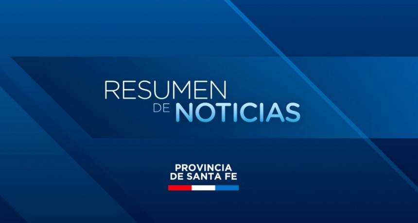 Resumen de las actividades del gobierno de la provincia de Santa Fe