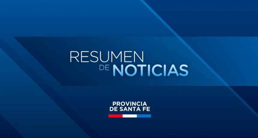 Resumen de las actividades del gobierno de la provincia de Santa Fe