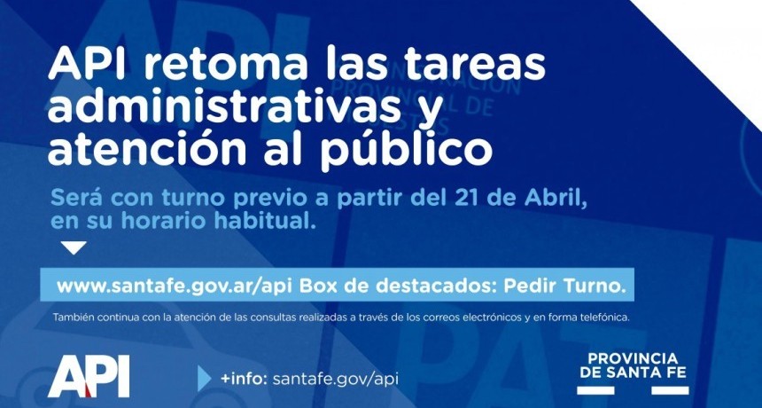 API retoma la atenci&oacute;n al p&uacute;blico