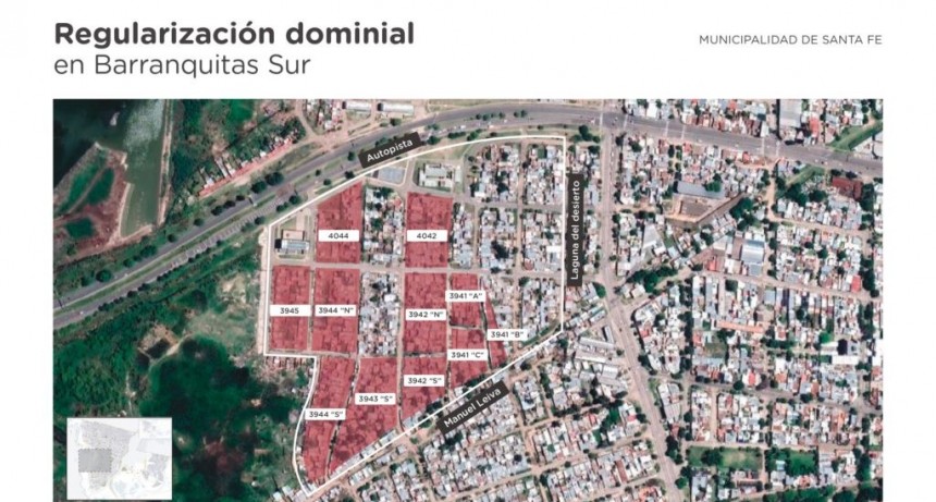 La Municipalidad avanza con la regularizaci&oacute;n dominial en Barranquitas Sur
