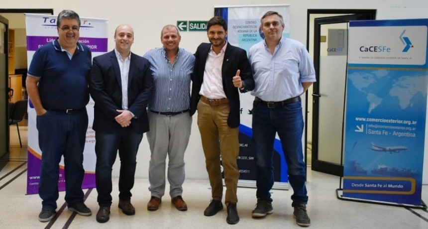 Pullaro y Basile con la mirada puesta en el sector productivo de La Capital