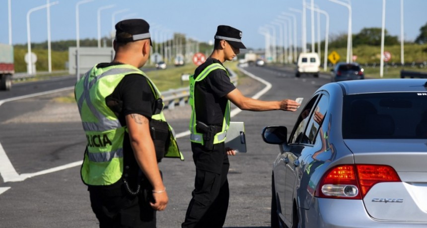 Refuerzan los controles en rutas de la provincia durante Semana Santa