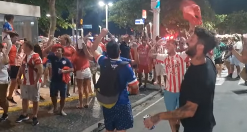 El recibimiento a Uni&oacute;n en R&iacute;o de Janeiro