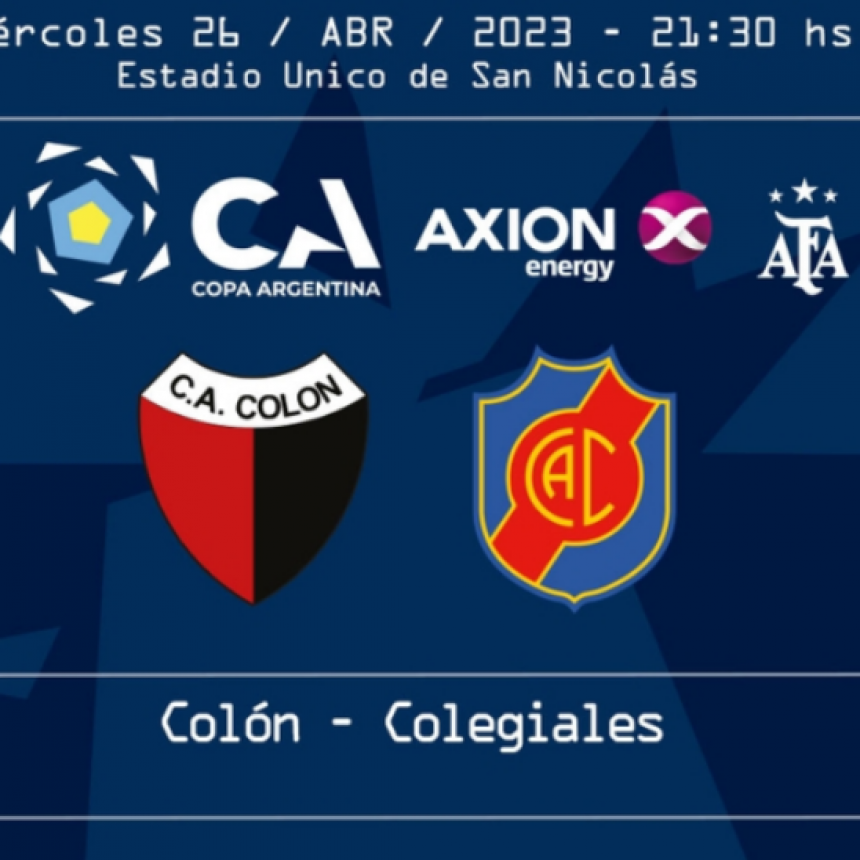 Lo que el hincha de Col&oacute;n debe saber sobre la venta de entradas para el partido de Copa Argentina