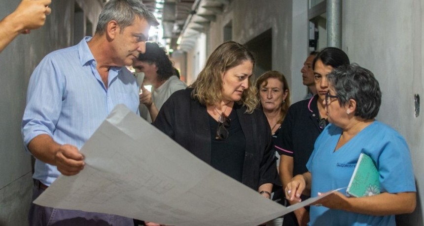 El Gobierno de la Provincia avanza con las obras en el Hospital Sayago