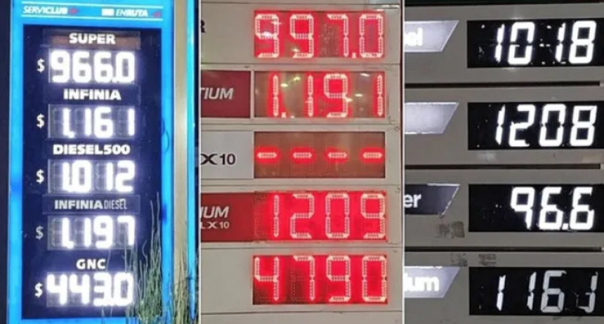 Aumentaron los combustibles en Santa Fe: a cu&aacute;nto qued&oacute; el litro desde este lunes
