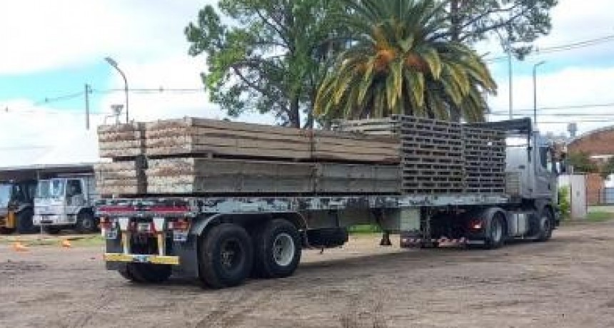 El puente Bailey que se colocar&aacute; sobre el Carretero proviene de Col&oacute;n, Entre R&iacute;os