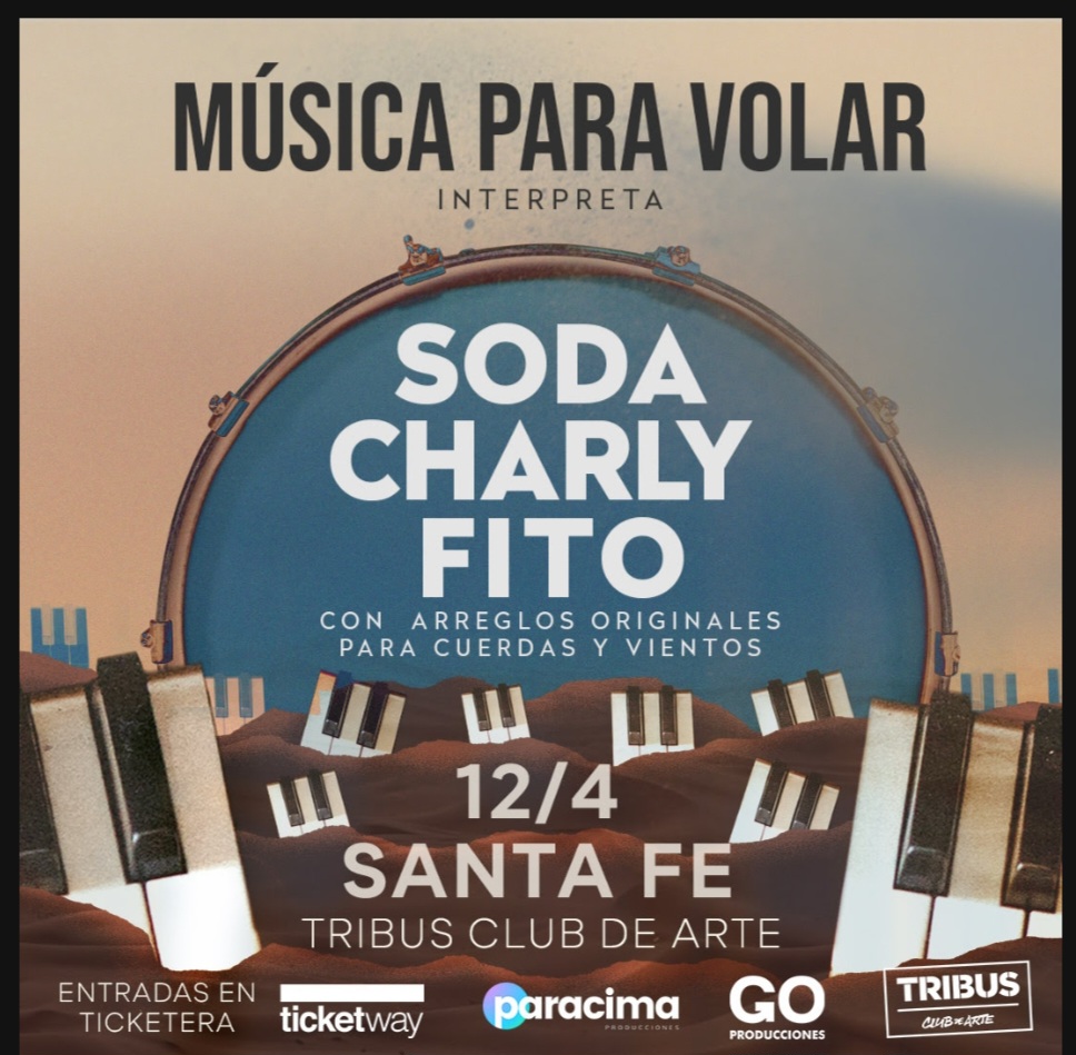 M&uacute;sica Para Volar celebra en Tribus a los cl&aacute;sicos del rock argentino 