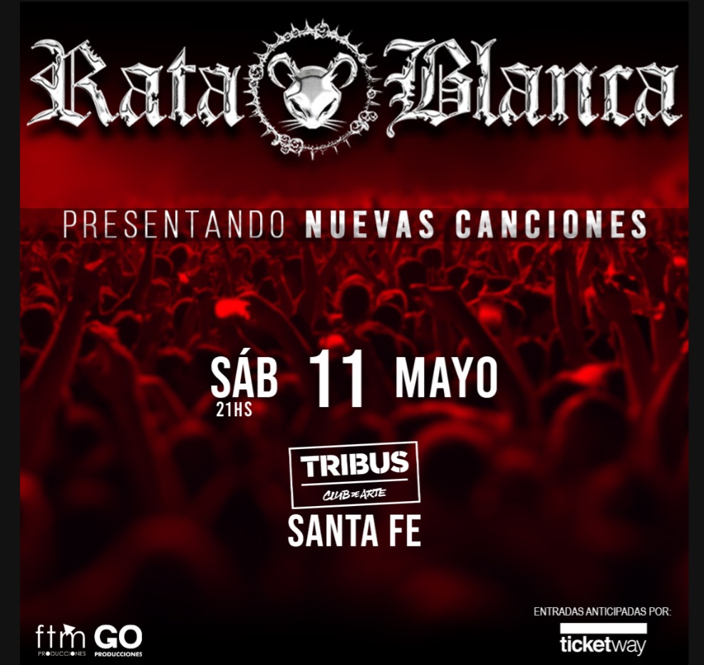 Rata Blanca regresa a Tribus con sus nuevas canciones y todos sus hits