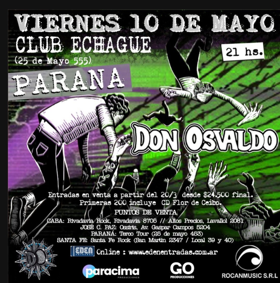 Don Osvaldo llega a Paran&aacute; presentando su &uacute;ltimo disco "Flor de Ceibo"