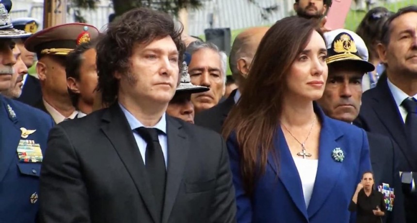 Con actos separados por Malvinas, Milei y Villarruel perpet&uacute;an la interna