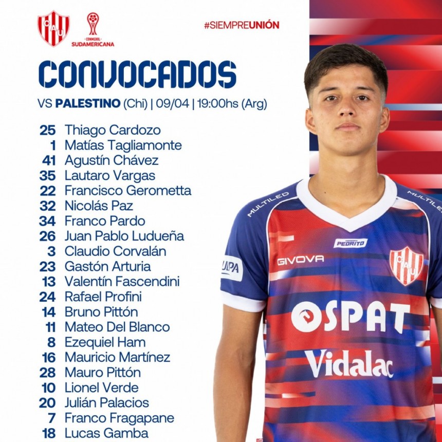 Uni&oacute;n busca un nuevo triunfo en el torneo frente a Palestino