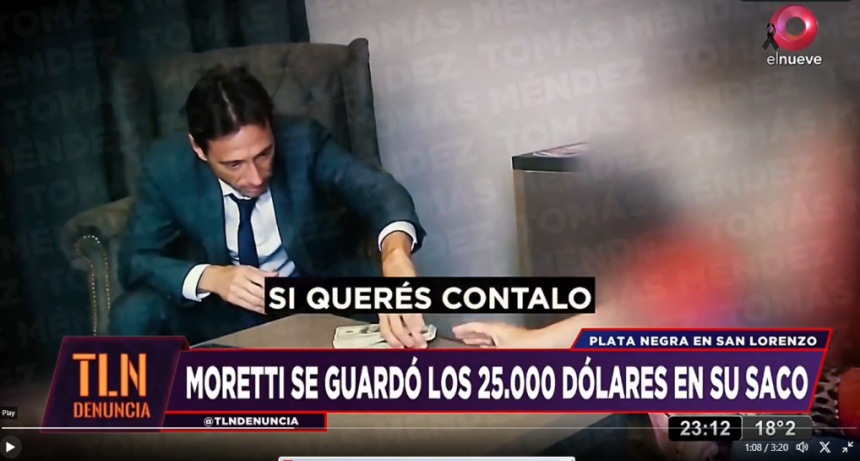 El presidente de San Lorenzo habl&oacute; tras el esc&aacute;ndalo: "Nunca recib&iacute; una coima, me quieren hacer una cama"