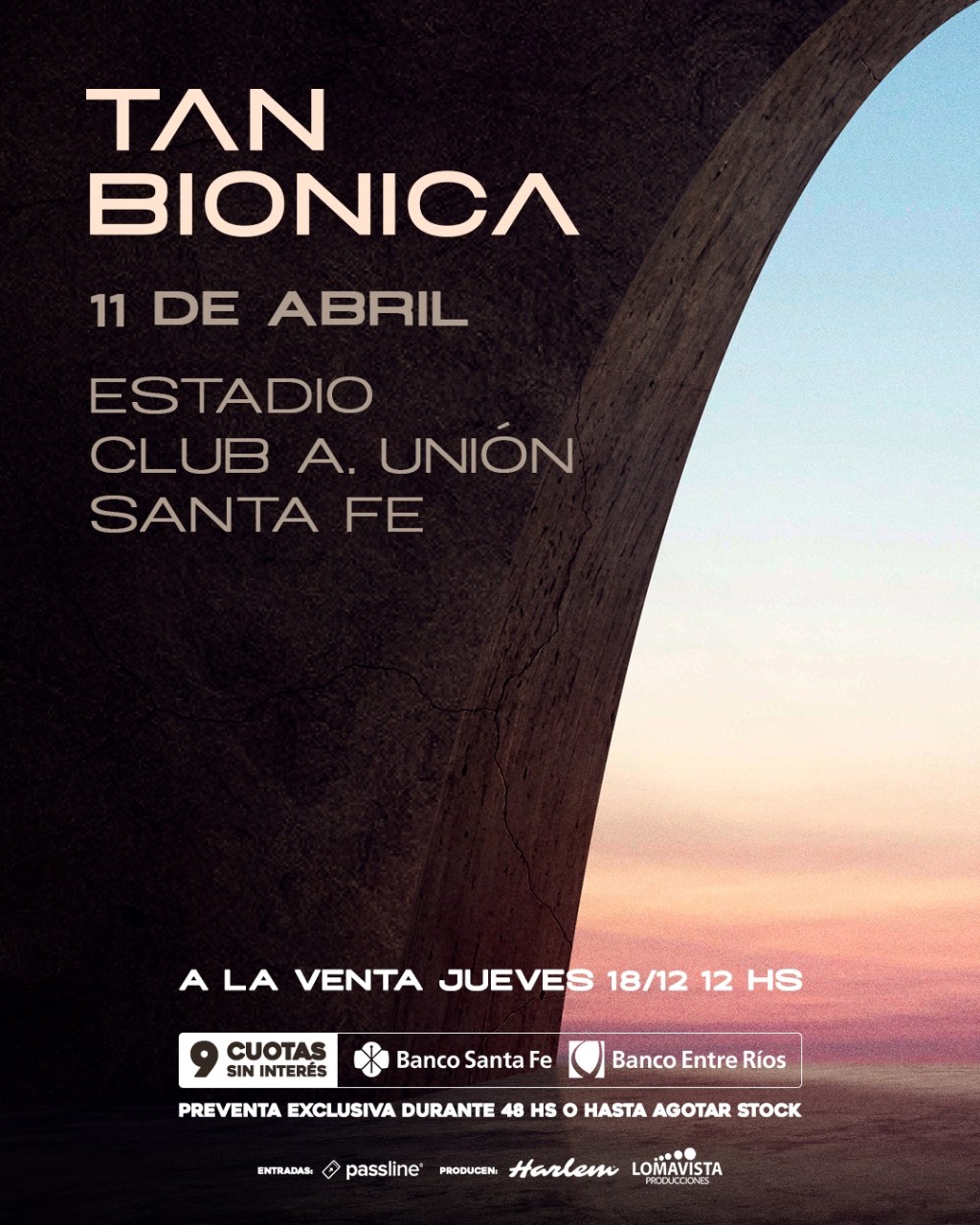 Cortes y desv&iacute;os de colectivos para el recital de Tan Bi&oacute;nica