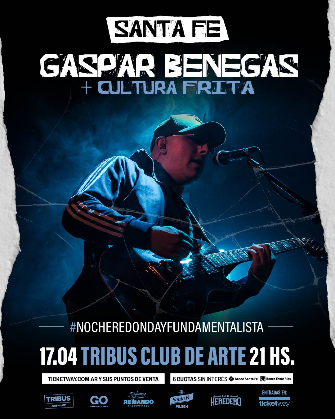 Gaspar Benegas & Cultura Frita en Santa Fe 