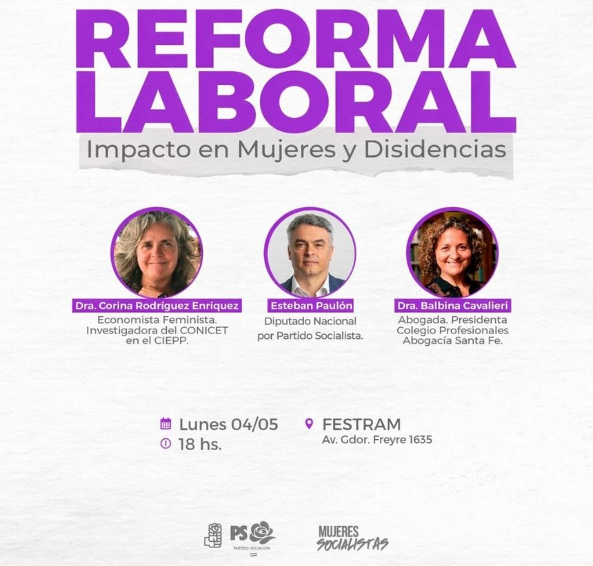  &ldquo;No hay reforma laboral sin perspectiva feminista&rdquo;: Jornada de reflexi&oacute;n sobre la reforma laboral en Santa Fe