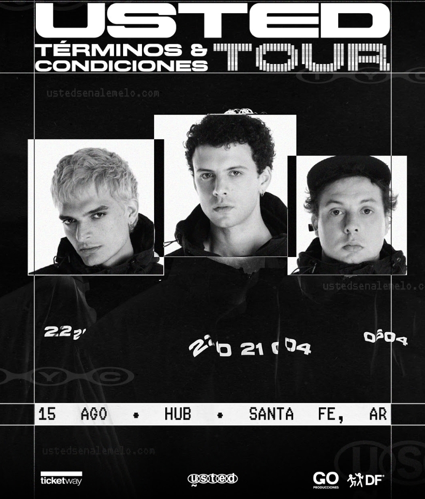 Usted Se&ntilde;alemelo llega a Santa Fe en el marco de su gira "T&eacute;rminos y Condiciones Tour"