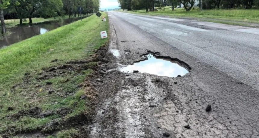 Ordenan a Vialidad Nacional reparar la Ruta 11 entre Santa Fe y San Justo