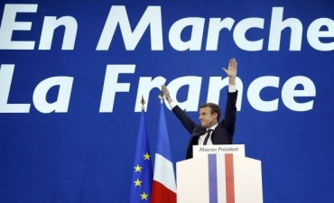 Emmanuel Macron fue electo presidente de Francia