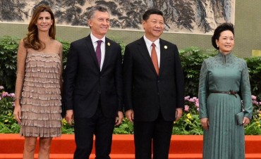 Macri particip&oacute; de un foro con l&iacute;deres mundiales en China