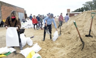 Melincu&eacute; se repone ante la adversidad del desborde e implora por buen clima