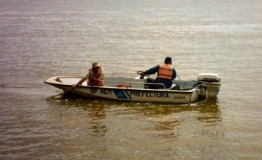 Hallaron el cad&aacute;ver del pescador desaparecido en aguas del r&iacute;o Salado