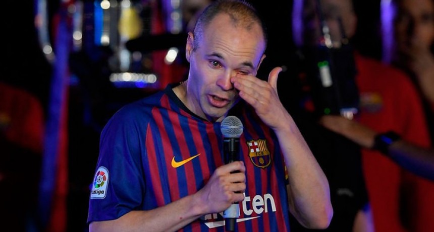 La despedida de Iniesta