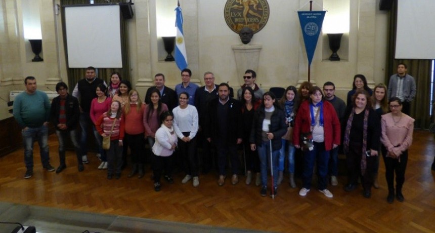 J&oacute;venes con discapacidad comienzan sus experiencias laborales en la UNL