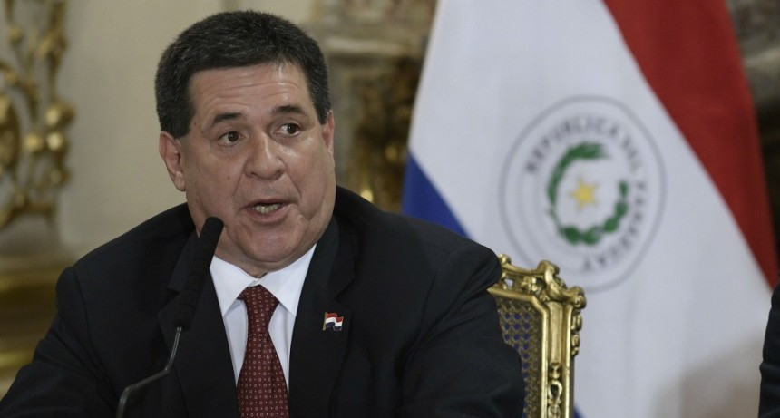 El presidente de Paraguay, Horacio Cartes, presentó su renuncia