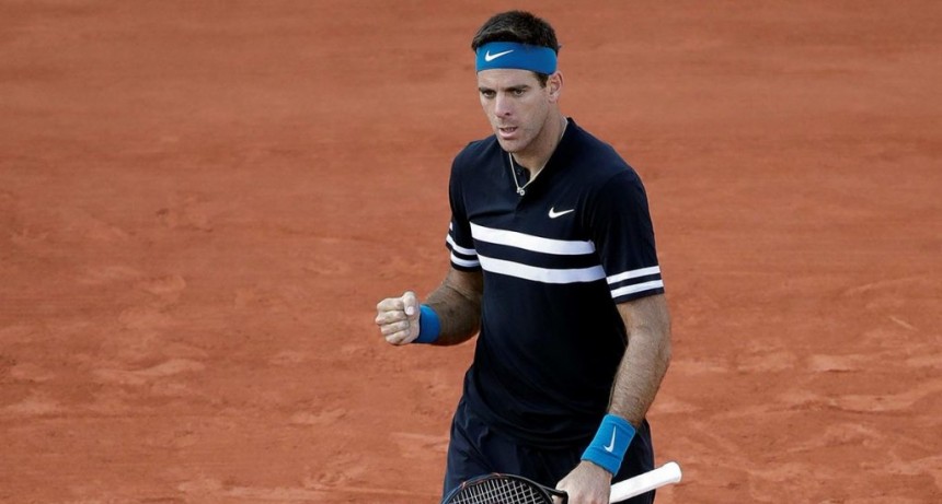Del Potro ganó en su debut en Roland Garros