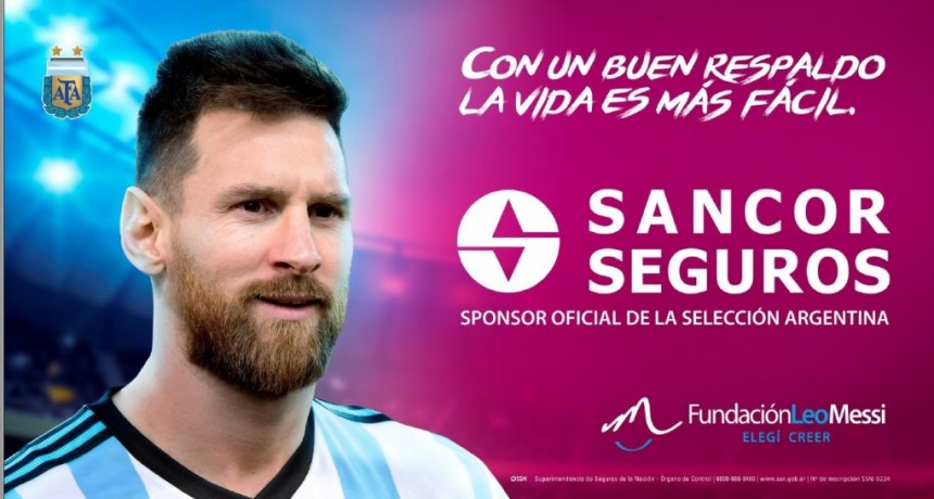 Lionel Messi es la nueva imagen de Sancor Seguros