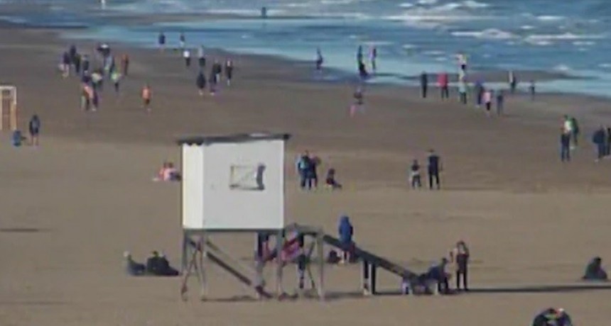Necochea ensay&oacute; las primeras salidas a la playa