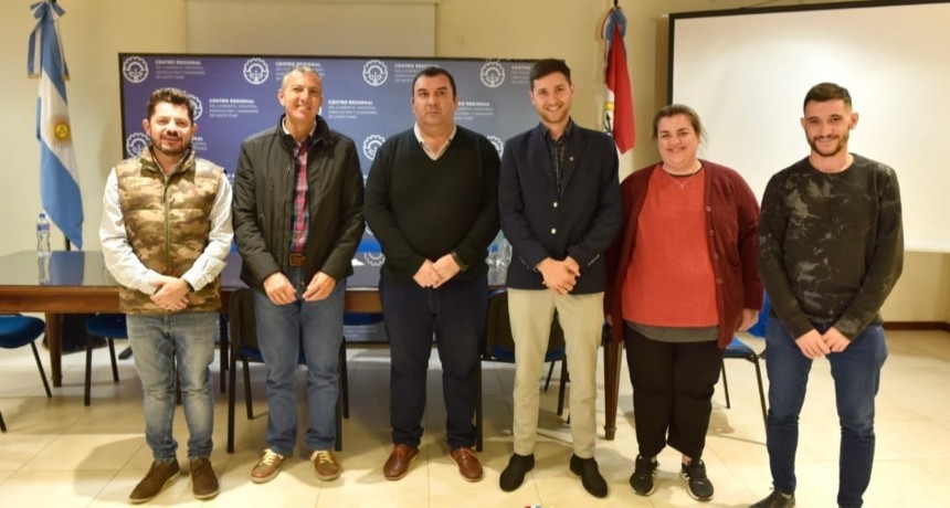 Castell&oacute; y Pusineri visitaron instituciones y autoridades del Centro Comercial