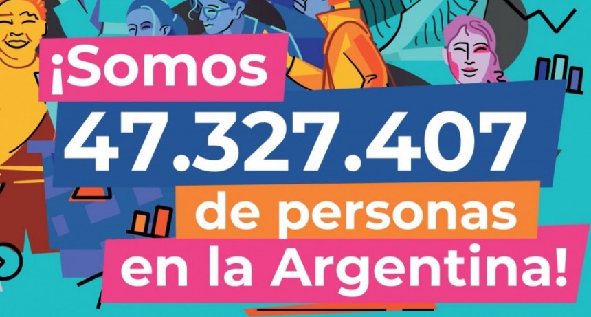 Censo 2022: la Argentina tiene 47.327.407 de habitantes