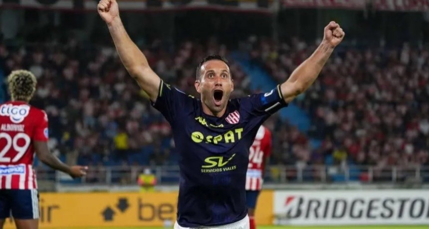 Uni&oacute;n aplast&oacute; a Junior en Barranquilla y se meti&oacute; en octavos de final de la Copa Sudamericana