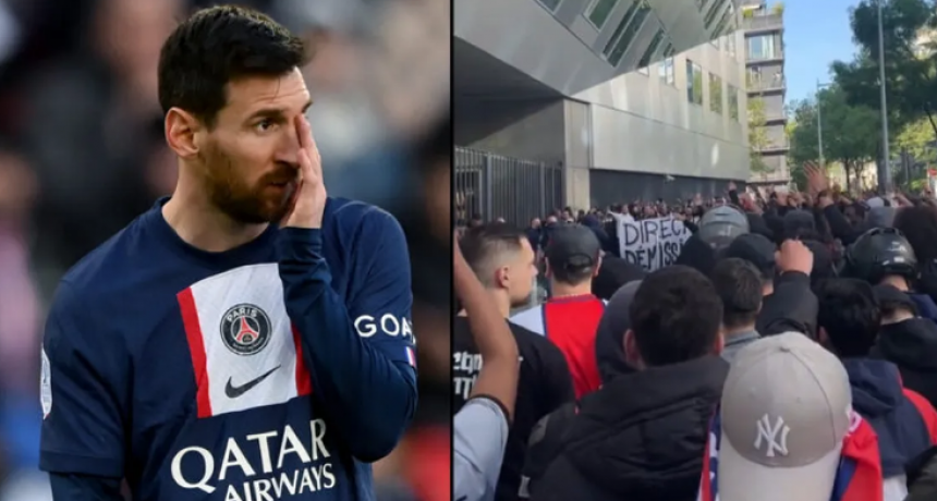 Messi, hijo de p... hinchas del PSG insultaron al campeón del mundo
